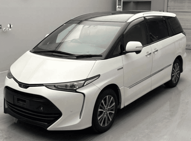 Toyota Estima Hybrid 2018 — shipped to UK