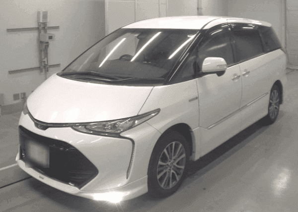 Toyota Estima Hybrid 2018 — shipped to UK